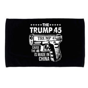 The Trump 45 Cause The 46 Is Made In China Microfiber Hand Towel