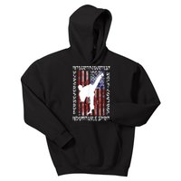 Taekwondo TKD 5 Tenets Taekwondo Martial Arts Kick White Kids Hoodie