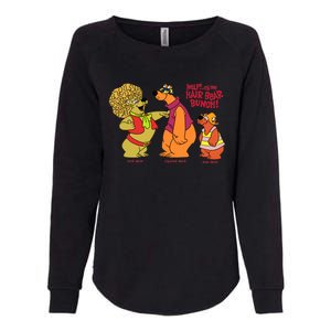 Tribute To 70s &Quot;Help! ... It&X27;S The Hair Bear Bunch!&Quot; Cartoon Serie Womens California Wash Sweatshirt