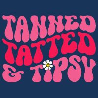 Tanned Tatted and Tipsy Groovy Retro Floral Vibes Summer Infant Baby Jersey Bodysuit