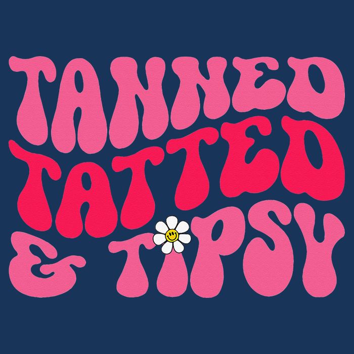 Tanned Tatted and Tipsy Groovy Retro Floral Vibes Summer Infant Baby Jersey Bodysuit