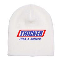 Thicker Than A Snicker Short Acrylic Beanie