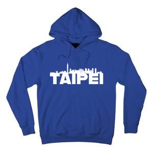 Taipei Taiwan Asia City Skyline Silhouette Outline Sketch Cute Gift Tall Hoodie