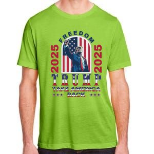 Trump Take America Back 2024  Freedom And Safety Adult ChromaSoft Performance T-Shirt