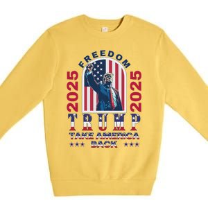 Trump Take America Back 2024  Freedom And Safety Premium Crewneck Sweatshirt