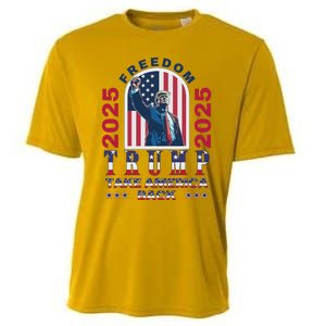 Trump Take America Back 2024  Freedom And Safety Cooling Performance Crew T-Shirt