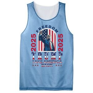 Trump Take America Back 2024  Freedom And Safety Mesh Reversible Basketball Jersey Tank