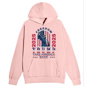 Trump Take America Back 2024  Freedom And Safety Urban Pullover Hoodie