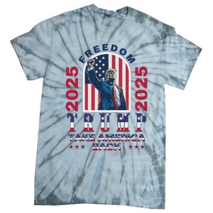 Trump Take America Back 2024  Freedom And Safety Tie-Dye T-Shirt