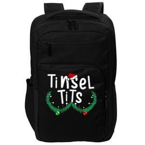 Tinsel Tits And Jingle Balls Funny Matching Christmas Couple Impact Tech Backpack