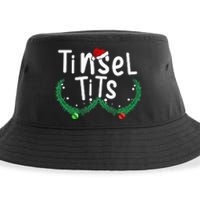 Tinsel Tits And Jingle Balls Funny Matching Christmas Couple Sustainable Bucket Hat