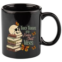 Thick Thighs And Kinky Smut Vibes Apparel 11oz C Handle Ceramic Mug