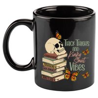 Thick Thighs And Kinky Smut Vibes Apparel 11oz C Handle Ceramic Mug