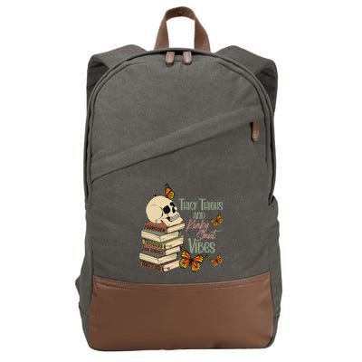 Thick Thighs And Kinky Smut Vibes Apparel Cotton Canvas Backpack