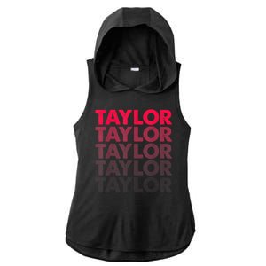 Taylor Ladies PosiCharge Tri-Blend Wicking Draft Hoodie Tank