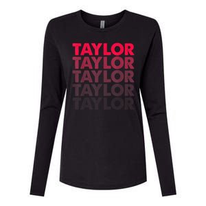 Taylor Womens Cotton Relaxed Long Sleeve T-Shirt