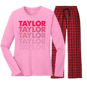 Taylor Women's Long Sleeve Flannel Pajama Set 