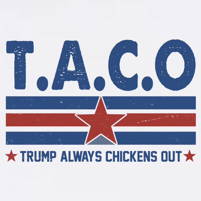 TACO Trump Always Chickens Out Funny Cooling Performance Crew T-Shirt
