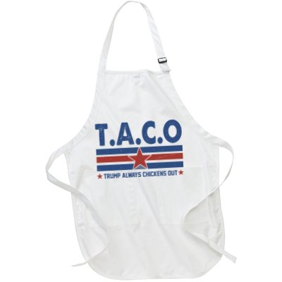 TACO Trump Always Chickens Out Funny Apron