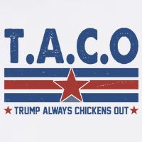 TACO Trump Always Chickens Out Funny Bucket Hat