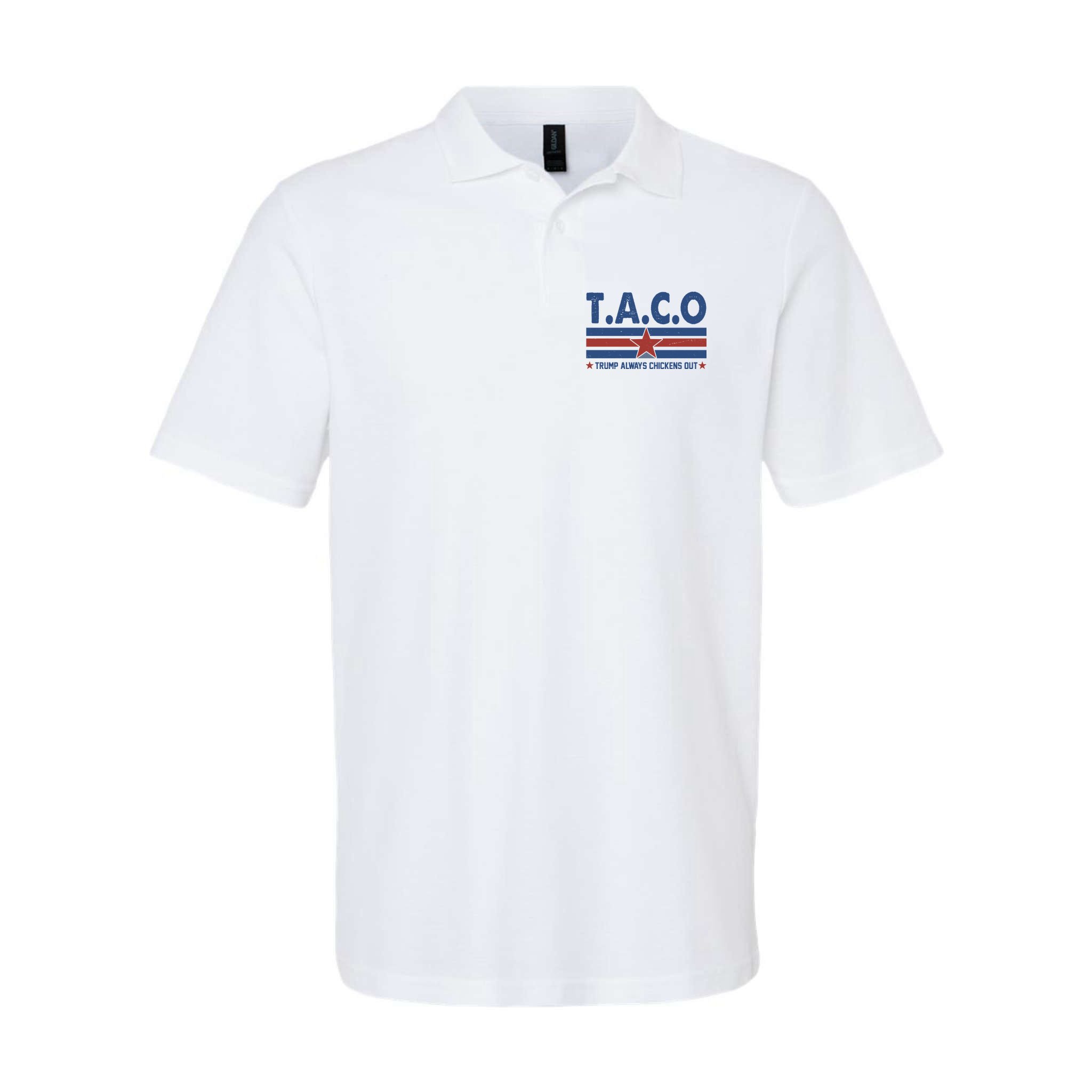 TACO Trump Always Chickens Out Funny Polo
