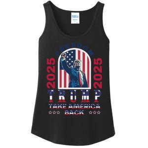 Trump Take America Back 2024  Freedom And Safety Ladies Essential Tank