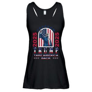 Trump Take America Back 2024  Freedom And Safety Ladies Essential Flowy Tank