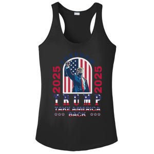 Trump Take America Back 2024  Freedom And Safety Ladies PosiCharge Competitor Racerback Tank