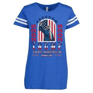 Trump Take America Back 2024  Freedom And Safety Enza Ladies Jersey Football T-Shirt