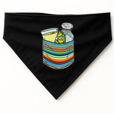 The Three Amigos Tequila Lime Salt Liquor USA-Made Doggie Bandana