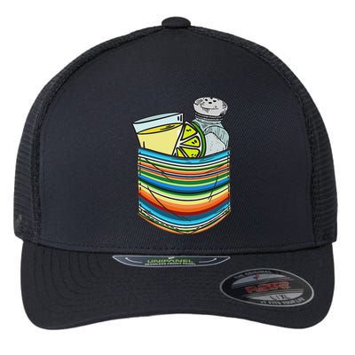 The Three Amigos Tequila Lime Salt Liquor Flexfit Unipanel Trucker Cap
