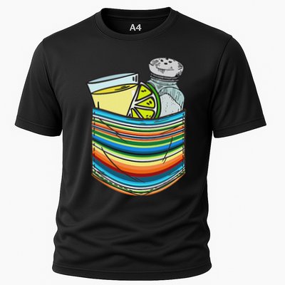 The Three Amigos Tequila Lime Salt Liquor Performance Shirt