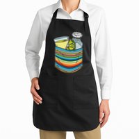 The Three Amigos Tequila Lime Salt Liquor Apron