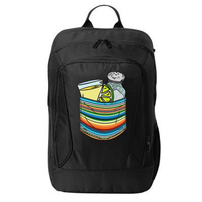 The Three Amigos Tequila Lime Salt Liquor City Backpack