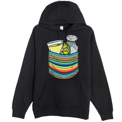 The Three Amigos Tequila Lime Salt Liquor Premium Pullover Hoodie