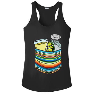 The Three Amigos Tequila Lime Salt Liquor Ladies PosiCharge Competitor Racerback Tank
