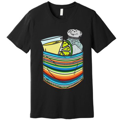 The Three Amigos Tequila Lime Salt Liquor Premium T-Shirt