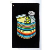 The Three Amigos Tequila Lime Salt Liquor Golf Towel