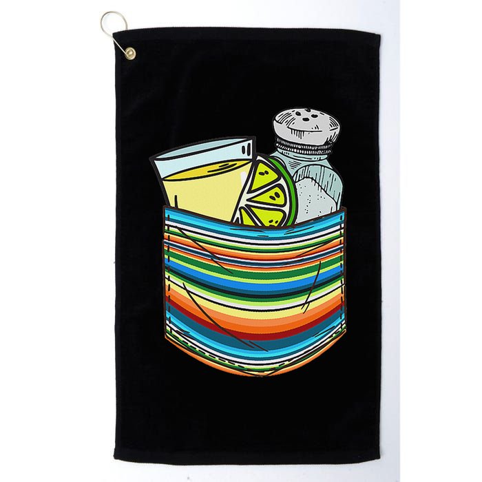 The Three Amigos Tequila Lime Salt Liquor Golf Towel