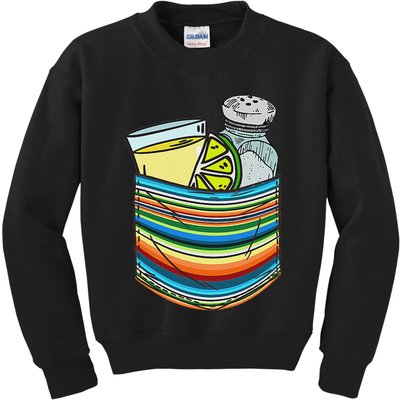 The Three Amigos Tequila Lime Salt Liquor Kids Sweatshirt