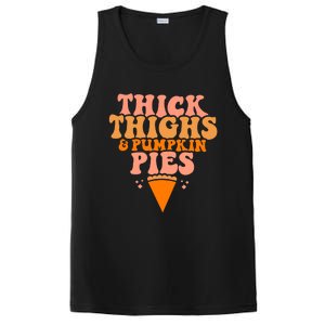 Thick Thighs And Pumpkin Pies Family Thanksgiving PosiCharge Competitor Tank