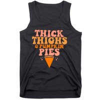 Thick Thighs And Pumpkin Pies Family Thanksgiving Tank Top