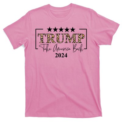 Trump Take America Back 2024 Cheetah Print Election T-Shirt