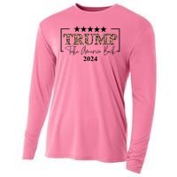 Trump Take America Back 2024 Cheetah Print Election Cooling Performance Long Sleeve Crew