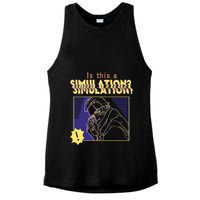 This This A Simulation Ladies PosiCharge Tri-Blend Wicking Tank