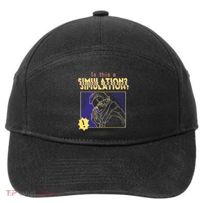 This This A Simulation 7-Panel Snapback Hat