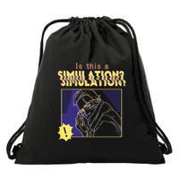 This This A Simulation Drawstring Bag