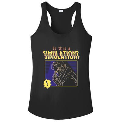This This A Simulation Ladies PosiCharge Competitor Racerback Tank