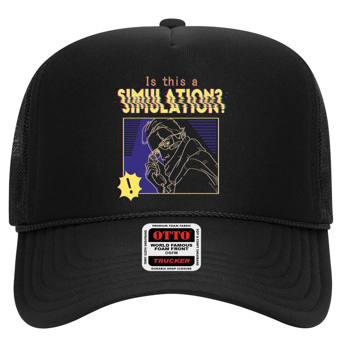 This This A Simulation Trucker Hat