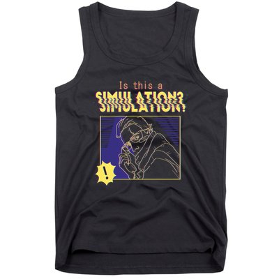 This This A Simulation Tank Top